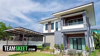 Gorgeous Young Babysitter Promises It Will Be A Secret And That The Wife Will Never Know – TeamSkeet