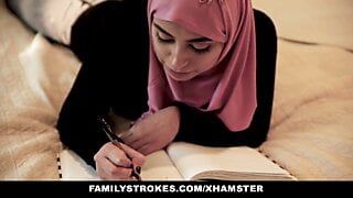 Pakistani wife rides cock in hijab