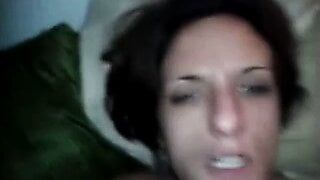 Quebec: French Canadian girl gets sodomized & swallows cum