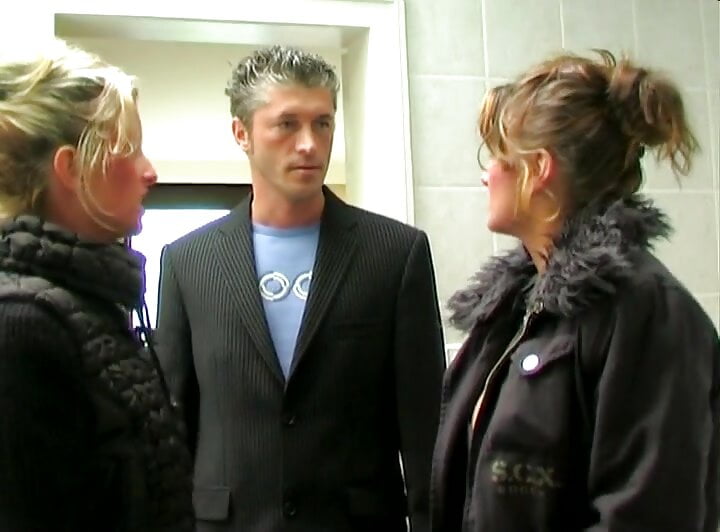 Enslaved by smoking twin dominatrixes and blown off hard!