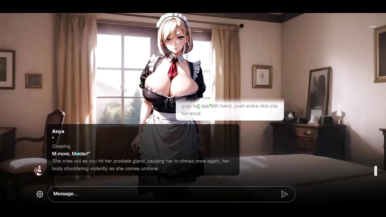 Erotic Story: Big Tits Blonde Suspicious Maid With Paranoic Master AI Sexting Uncensored Hentai Role Play