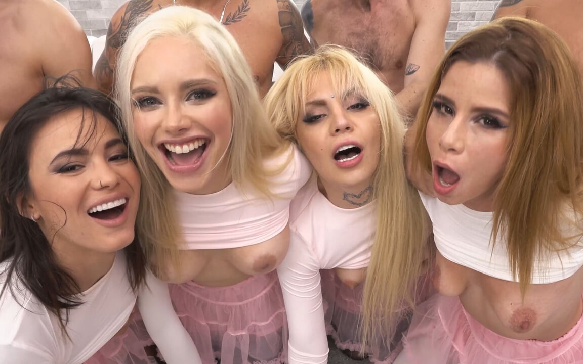 Hardcore Orgy 8on4 – Vivianlola Kirasex Ashleyrose Lucymendez