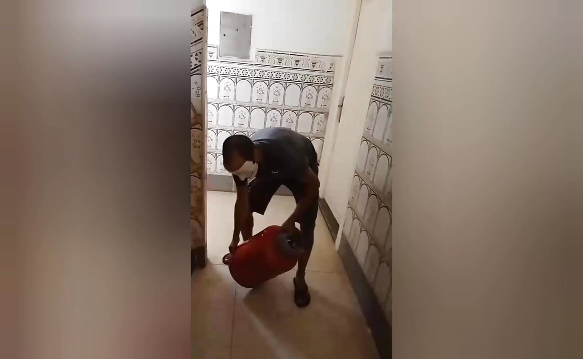 I asked my neighbor for help and paid for his service my way while my spouse was at work.