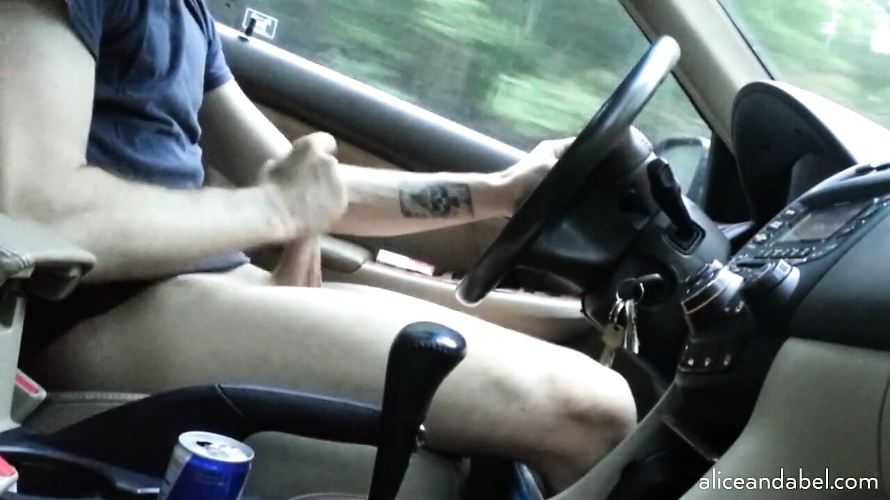 Jerking Off In The Car