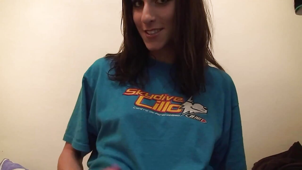 Lovely teen is bouncing on dude’s cock in reverse cowgirl pose