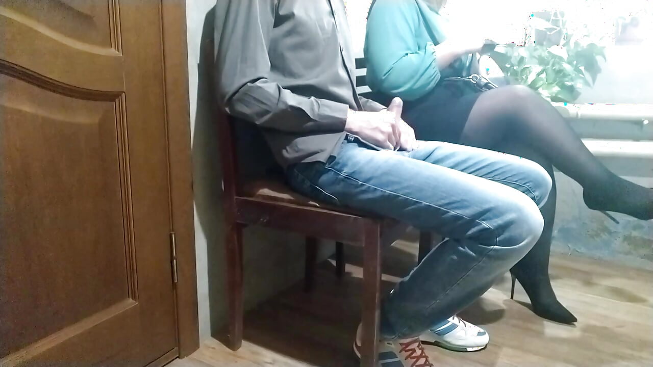 Mature stranger helped me cum in a public place