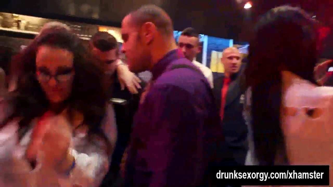 Party bitches fucking in public