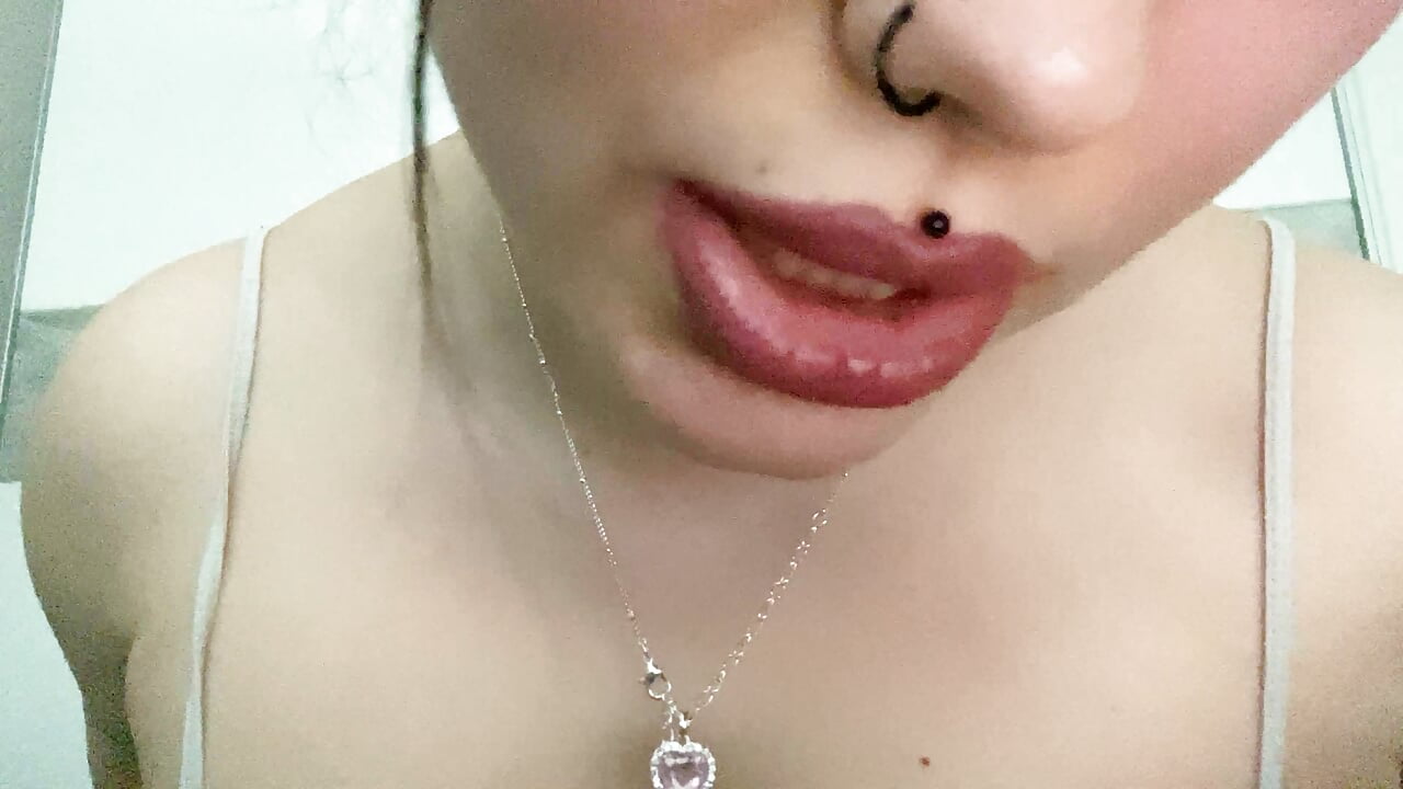 POV asmr licking and big tits