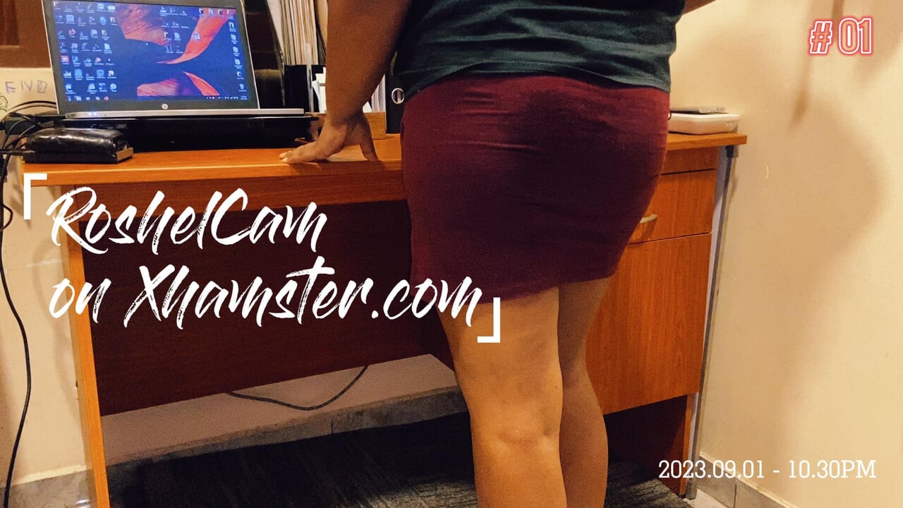 Sri Lankan RoshelCam – Boss and secretary have sex on the office desk! Ass creampie