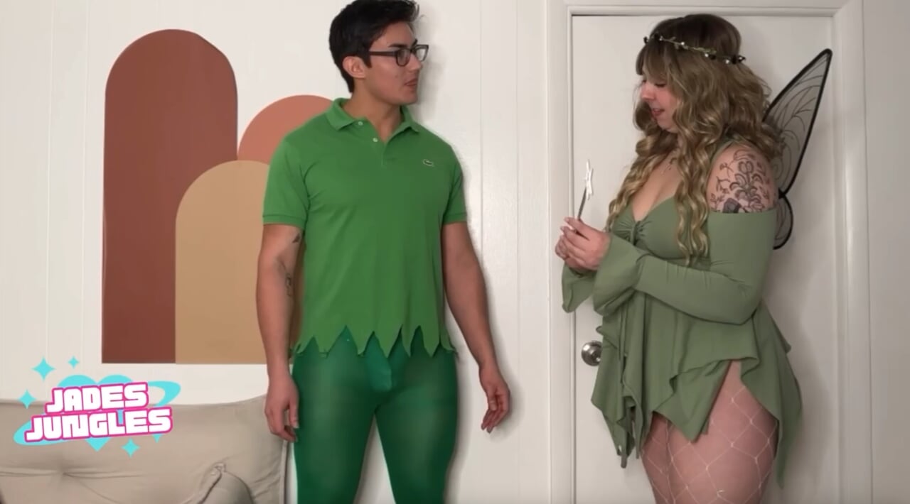 Twinkerbell Pegging the Lost Femboi with Feminization and Chastity