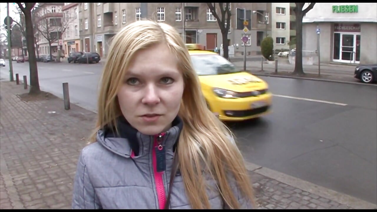 Hot German Blonde Trying Sperm