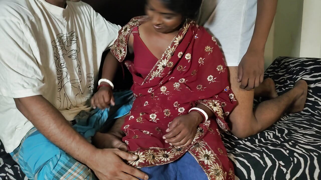 Indian Cute Bhabhi Cheating with husband and fucking with her two step-brother