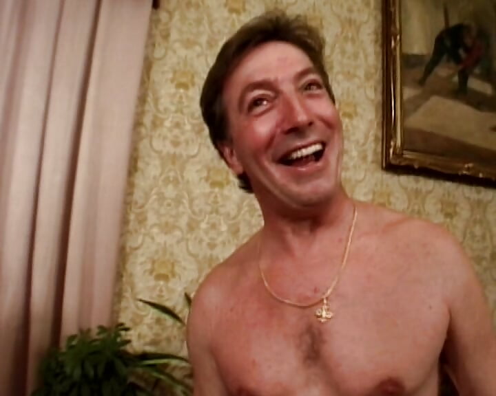 Nasty blonde French doll roasted by several dudes before facial