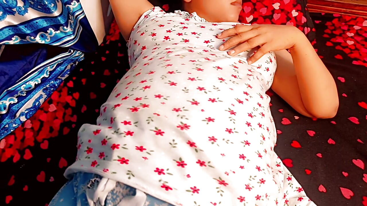 Neighbor tied hands to elder stepsister and fucked her with clear dirty talking.