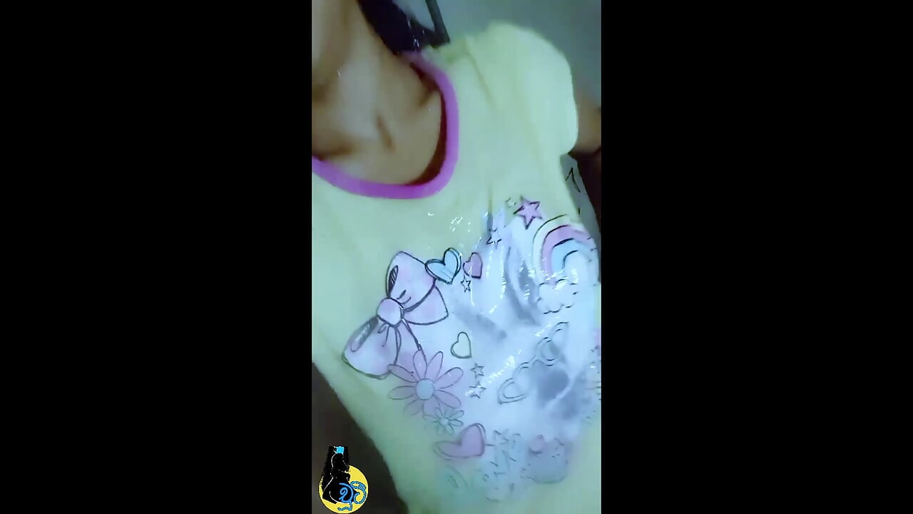 Sri lankan teen Girl Bathroom Fun- Shower