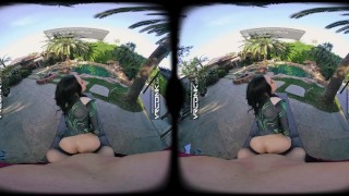 VR Conk brunette fucking cosplay Hela parody POV in HD Porn