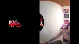 VRLatina.com – Tattooed Purple Haired Fun in VR