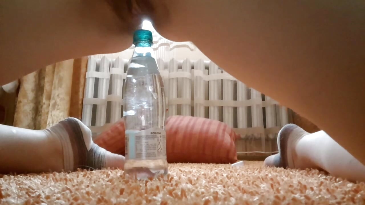 While my stepmother is not at home, I found her toys and some other things to have fun with